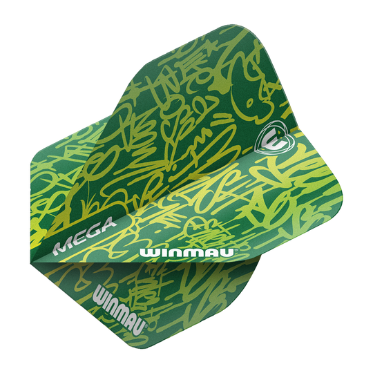 Winmau Mega Green Standard Flights