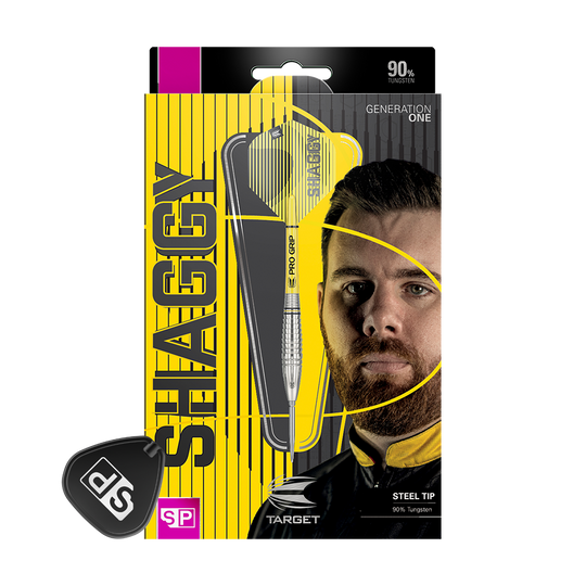 190222_Target_Scott_Williams_GEN1_Swiss_Point_Steeldarts_3 Die Abbildung zeigt die Produktverpackung der "Target Scott Williams GEN1 Swiss Point Steeldarts". Auf der Verpackung sind der Dartpfeil, das Logo sowie das Porträt eines Mannes zu sehen.