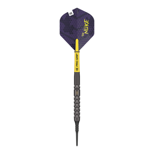 Target Luke Littler GEN1 Soft Darts - 19g Das Bild zeigt ein Dart-Produkt. Es trägt den Dateinamen '210324_Target_Luke_Littler_GEN1_Softdarts_1'.