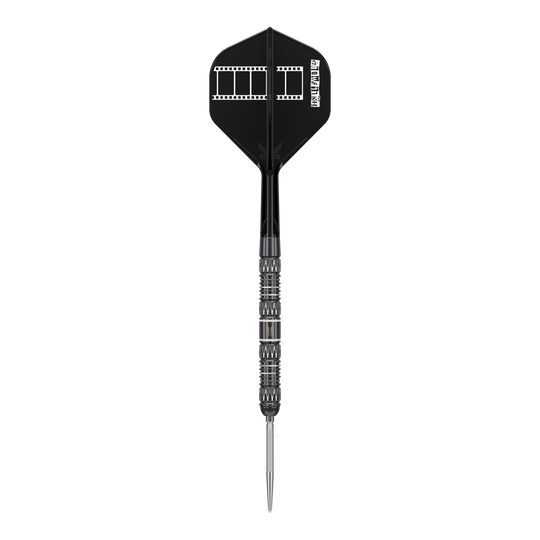 Zu sehen sind die Target Chris Dobey 95K Swiss Point Steeldarts. Sie bieten eine elegante Optik und werden von Spielern bevorzugt.