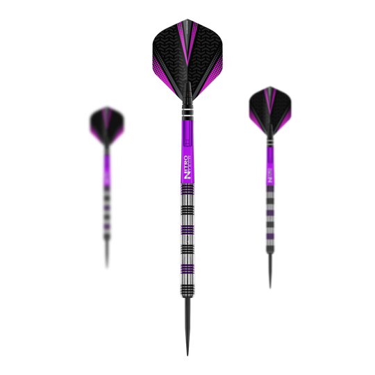 Red Dragon Gemma Hayter steel darts - 22g Hier sieht man ein Set der Red Dragon Gemma Hayter Steeldarts - 22g. Die Darts sind für professionelle Dartspieler geeignet.