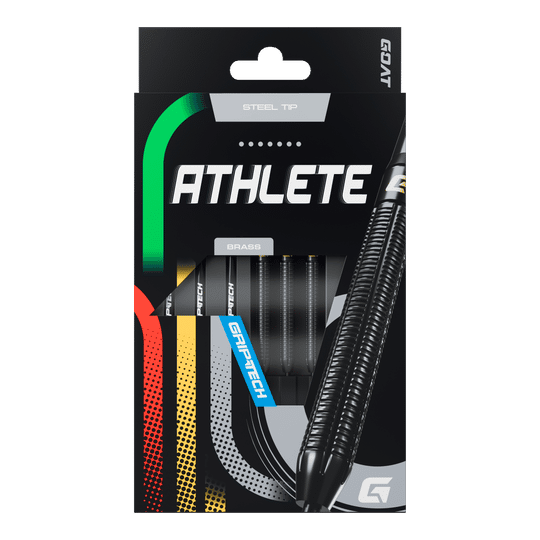 GOAT Athlete Black Brass Steeldarts - 13g